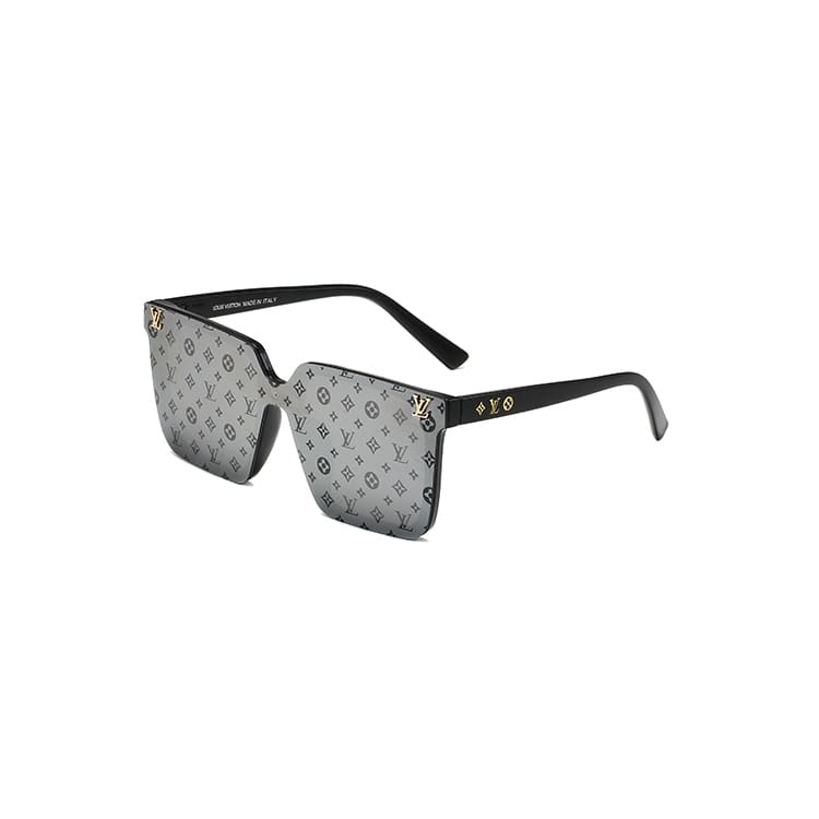 Óculos de sol feminino com design quadrado, lente polarizada e proteção UV400, modelo inspirado em tendências de luxo