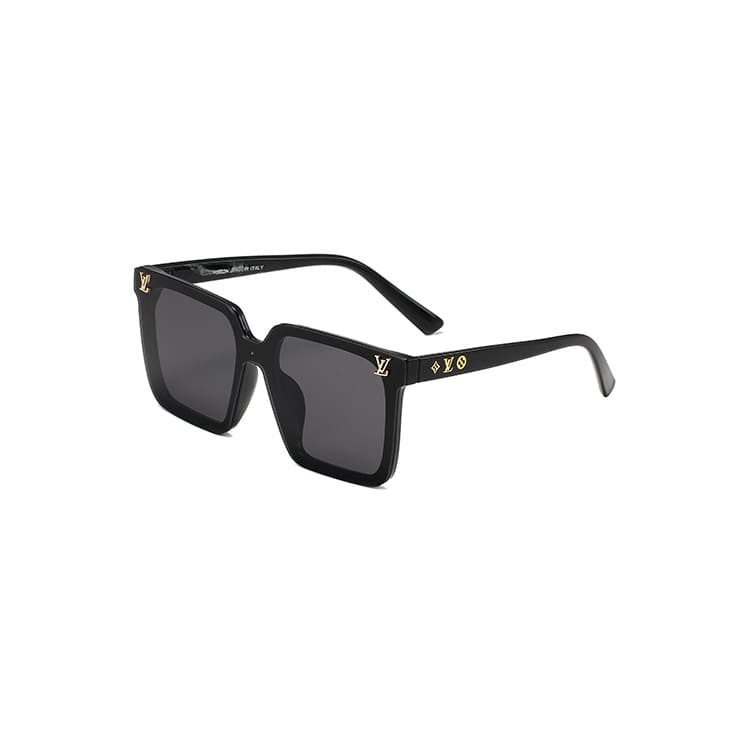 Óculos de sol feminino com design quadrado, lente polarizada e proteção UV400, modelo inspirado em tendências de luxo