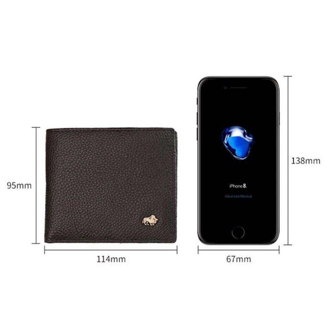 Carteira Masculina RFID Premium com acabamento elegante