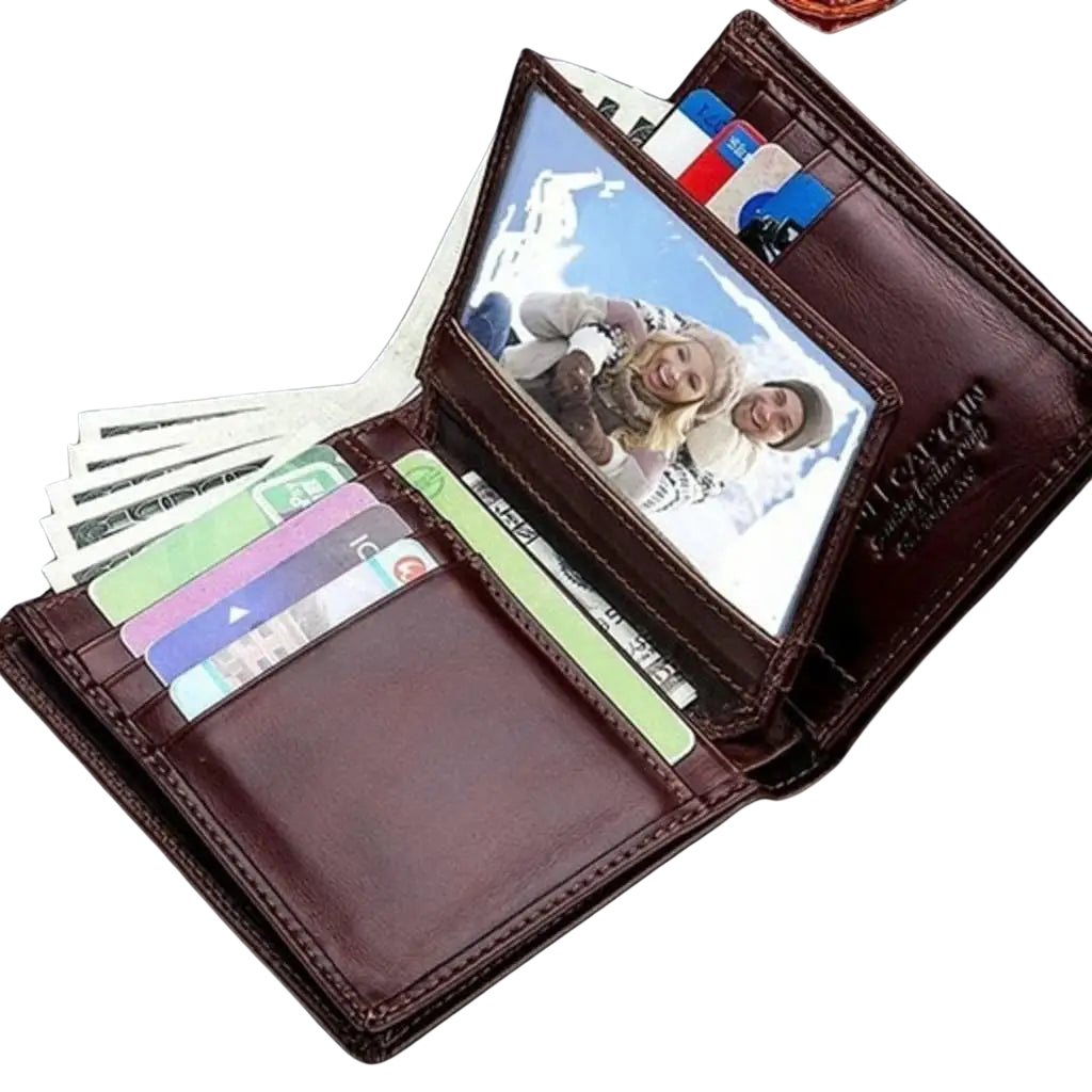 Carteira Masculina Bull em couro legítimo