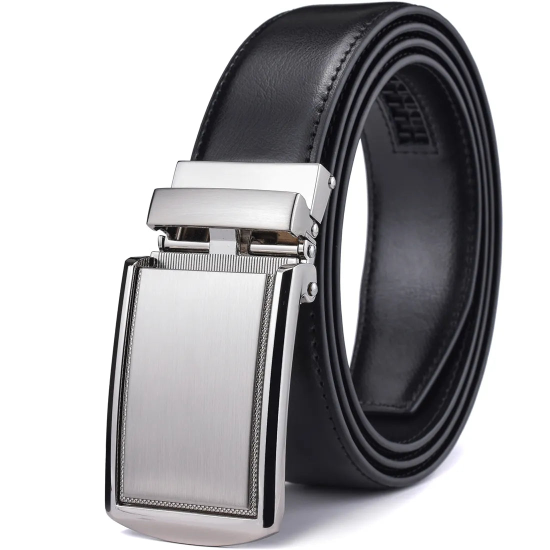 Cinto masculino em couro ecológico modelo Jandare com visual moderno, indicado para uso casual ou semi formal