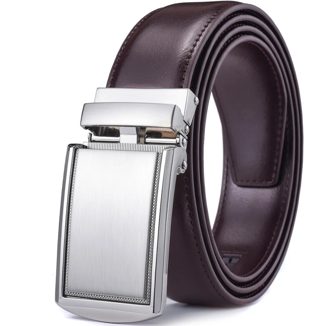 Cinto masculino em couro ecológico modelo Jandare com visual moderno, indicado para uso casual ou semi formal