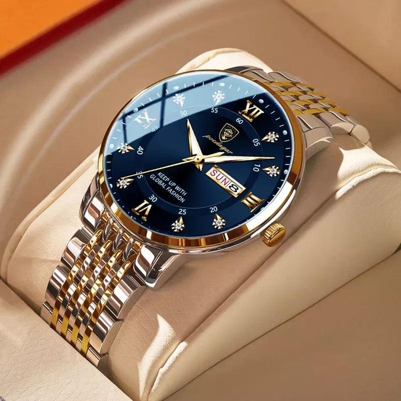Relógio de luxo cravejado com pedras brilhantes modelo Algarve da Imperio LIGE. Uma joia no pulso para quem busca glamour e exclusividade.