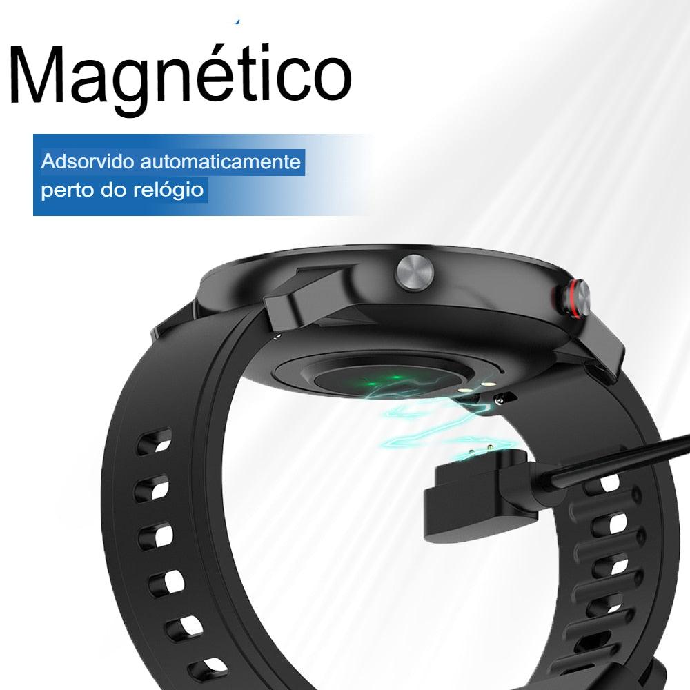 Carregador magnético universal de carregamento rápido para smartwatch com conector USB