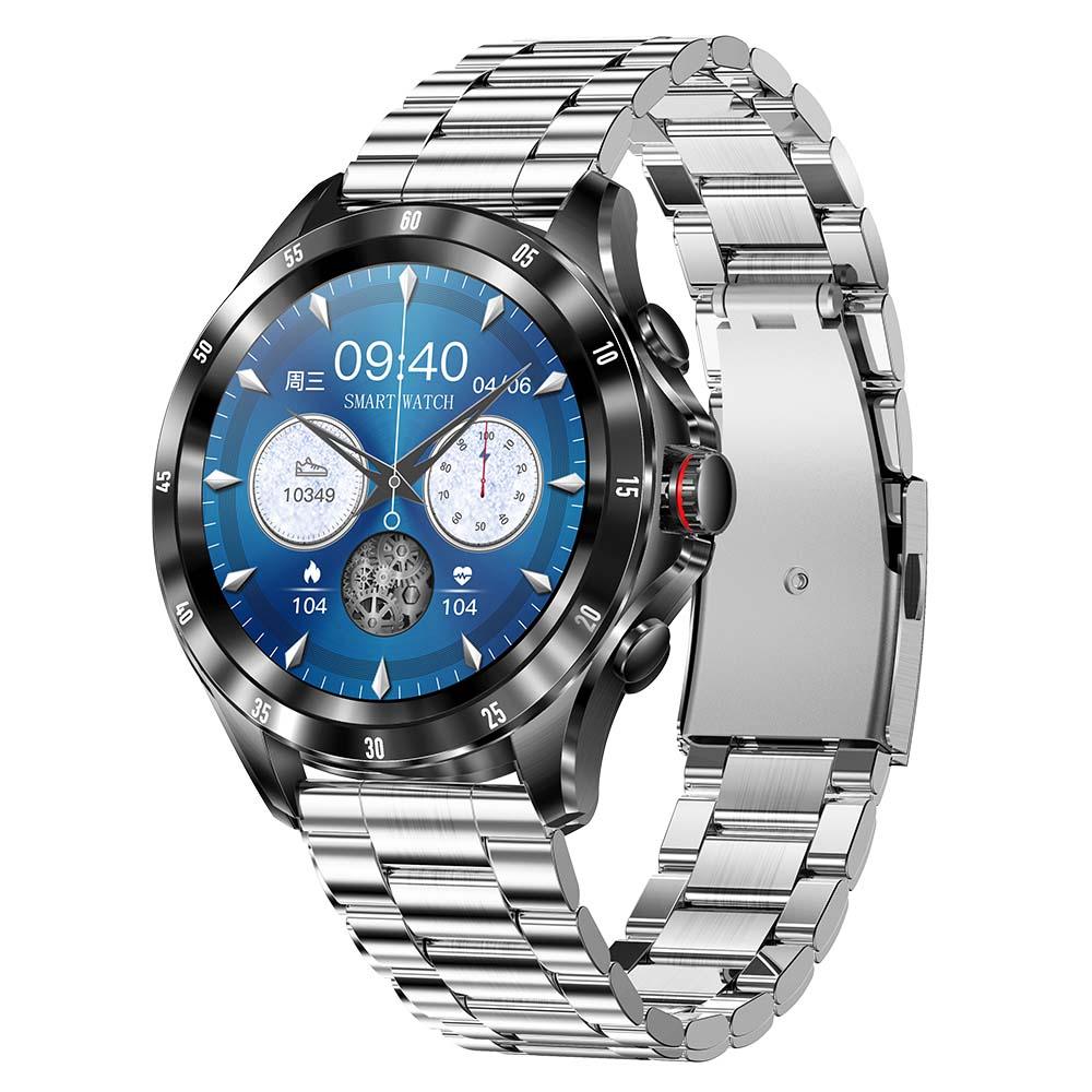 Smartwatch de luxo Imperio LIGE Vancouver com funções inteligentes, design refinado e alta durabilidade. Perfeito para homens exigentes e conectados.