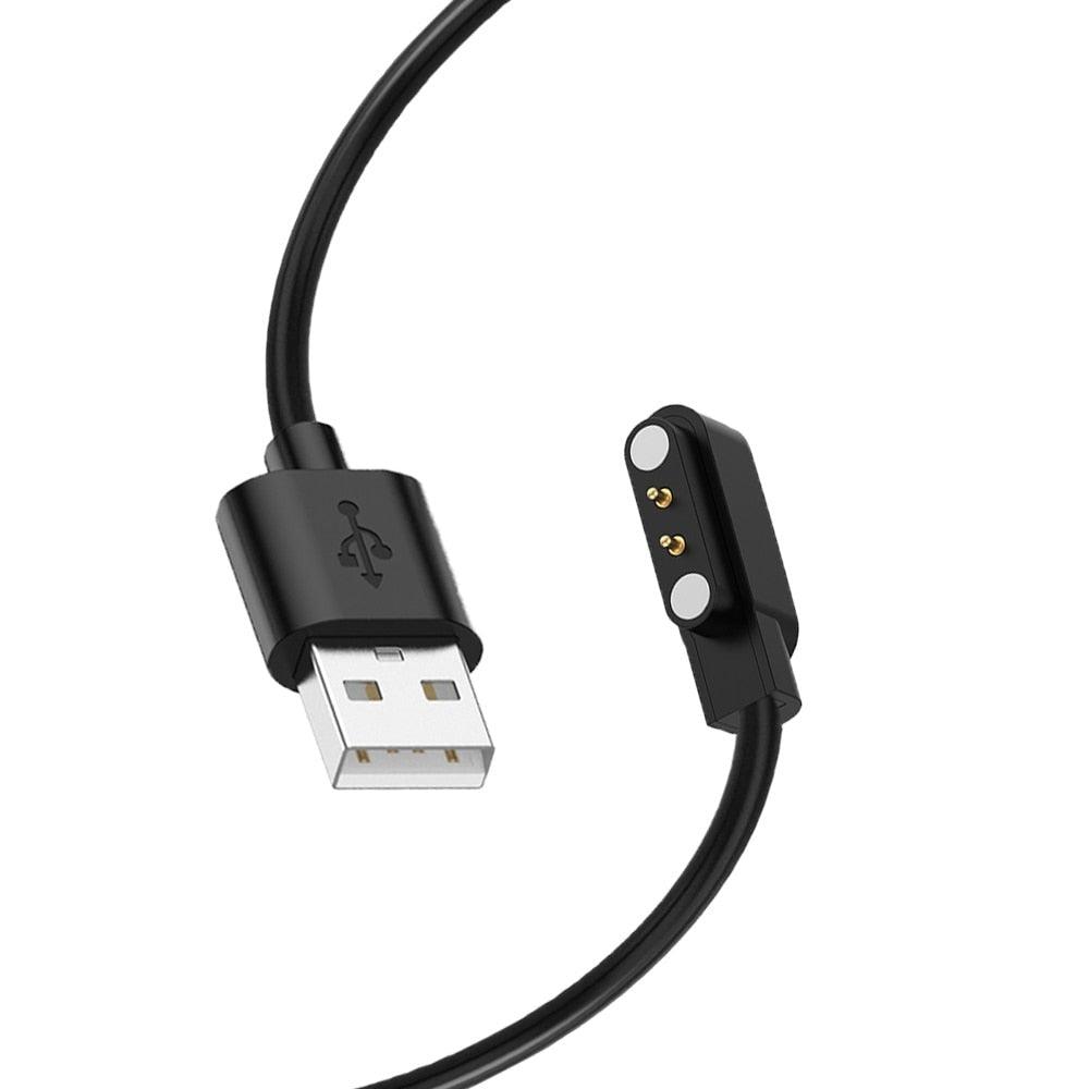 Carregador magnético universal de carregamento rápido para smartwatch com conector USB