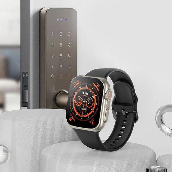 Smartwatch Imperio LIGE Nice Ultra com múltiplas funções inteligentes, pulseira confortável e visual moderno. Perfeito para o cotidiano e prática esportiva.