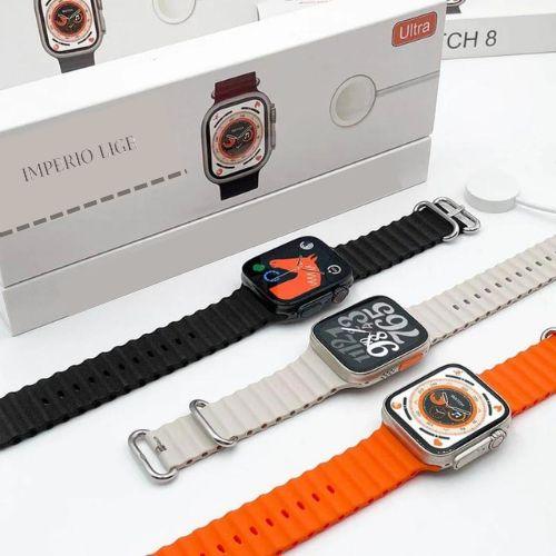 Smartwatch Imperio LIGE Nice Ultra com múltiplas funções inteligentes, pulseira confortável e visual moderno. Perfeito para o cotidiano e prática esportiva.